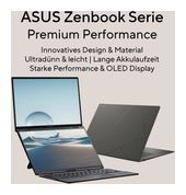 Asus 2K Ultra HD Notebook 35,6 cm (14 Zoll) 2880 x 1800 Pixel 1 TB SSD Windows 11 Home Intel Core Ultra 9 max. 4,9 GHz  Zenbook S14 UX5406AA-SU207W (Grau) f&uuml;r 1.899,00 Euro