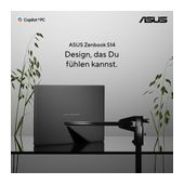 Asus 2K Ultra HD Notebook 35,6 cm (14 Zoll) 2880 x 1800 Pixel 1 TB SSD Windows 11 Home Intel Core Ultra 9 max. 4,9 GHz  Zenbook S14 UX5406AA-SU236W (Weiß) f&uuml;r 1.899,00 Euro