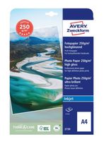 Avery Premium Inkjet Fotopapier A4, 50 sheets, 250 g/m² f&uuml;r 23,96 Euro