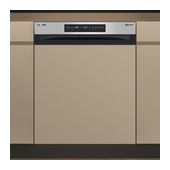 Bauknecht 60 cm Geschirrspüler teilintegriert (ohne Front) Sehr leise 15 Maßgedecke aquaStop Funktion ActiveDry BKSV1PBM f&uuml;r 521,00 Euro