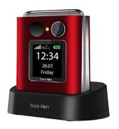 Beafon 4G Smartphone 5,59 cm (2.2 Zoll) Single SIM  Fold 10 (Rot) f&uuml;r 65,46 Euro