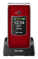 Beafon 4G Smartphone 6,1 cm (2.4 Zoll 1,3 MP Single SIM  SL605 (Schwarz, Rot) f&uuml;r 69,46 Euro