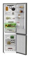 Beko 249 l / 106 l Kühl-Gefrierkombi freistehend NoFrost 135 kWh Jahr  B7RCNA407HG (Edelstahl) f&uuml;r 791,00 Euro