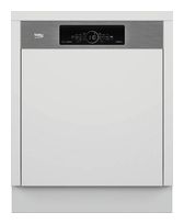 Beko 60 cm Geschirrspüler integriert (ohne Front) Sehr leise 14 Maßgedecke Restwärme BDSN38440X f&uuml;r 503,00 Euro