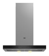 Beko Abluft/Umluft Dunstabzugshaube/Esse Wand 60 cm (Schwarz, Edelstahl) BHCB63640BH f&uuml;r 376,00 Euro