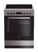 Beko Freistehender Herd Elektro groß mit Glaskeramik Kochfeld FSM67320GXS f&uuml;r 557,00 Euro