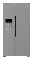 Beko Side-by-Side Kühl-/ Gefrierkombination 368 l / 203 l 326 kWh NoFrost 1790 mm x 910 mm  GN162341XBN (Edelstahl) f&uuml;r 1.499,00 Euro