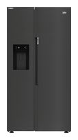 Beko Side-by-Side Kühl-/ Gefrierkombination 368 l / 203 l 326 kWh NoFrost 1790 mm x 910 mm  GN162341XBRN (Schwarz) f&uuml;r 1.599,00 Euro