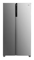 Beko Side-by-Side Kühl-/ Gefrierkombination 347 l / 185 l 313 kWh NoFrost 1770 mm x 600 mm  GNO5322XPN (Edelstahl) f&uuml;r 557,00 Euro
