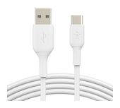 Belkin 480 Mbit/s Stecker Rundkabel USB A auf USB C bis 15 W 1 m  BoostCharge 2er-Pack (Weiß) f&uuml;r 14,99 Euro