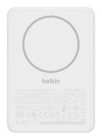 Belkin 5000 mAh Powerbank USB Typ-C Kabelloses Laden  BoostCharge BPD010 (Weiß) f&uuml;r 30,96 Euro