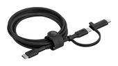 Belkin 0,48 Gbit/s Stecker Rundkabel USB C auf USB C/Lightning bis 60 W 1,5 m  BoostCharge Pro (Schwarz) f&uuml;r 19,96 Euro