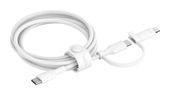 Belkin 0,48 Gbit/s Stecker Rundkabel USB C auf USB C/Lightning bis 60 W 1,5 m  BoostCharge Pro (Weiß) f&uuml;r 19,96 Euro