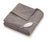 Beurer Heizdecke 100 W  HD75 Cosy taupe (Graubraun) f&uuml;r 59,46 Euro