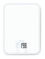 Beurer Elektronische Küchenwaage bis 5 kg Genauigkeit 1 g  KS19 Pure White (Weiß) f&uuml;r 13,99 Euro