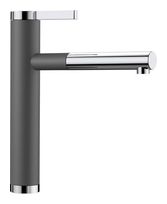 BLANCO LINEE-S, Messing SILGRANIT-Look zweifarbig, felsgrau/chrom, Hochdruck f&uuml;r 859,00 Euro