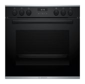 Bosch Herdset groß AutoClean Ecoclean mit 60 cm Induktions Kochfeld HND637FH62 (HEG237BB4 + NVQ645CB6E) f&uuml;r 1.729,00 Euro