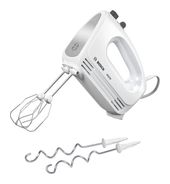 Bosch Handmixer 400 W 4 Stufen (Gebürsteter Stahl, Weiß) MFQ24200 CleverMixx f&uuml;r 44,96 Euro