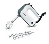 Bosch Handmixer 850 W 5 Stufen (Schwarz, Edelstahl, Weiß) MFQ49300 f&uuml;r 76,96 Euro