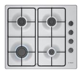 Bosch 60 cm Gaskochfeld Kochfeld/Herdplatte 4 Zone(n) Serie 2 PBP6B5K80 autarkes f&uuml;r 258,96 Euro