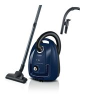 Bosch Bodenstaubsauger mit Staubbeutel 600 W PureAir  Serie 4 BGD38BU2 (Blau) f&uuml;r 104,96 Euro