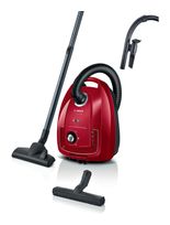 Bosch Bodenstaubsauger mit Staubbeutel 600 W Micro  Serie 4 BGD38RD1H (Rot) f&uuml;r 123,96 Euro