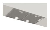 Bosch Abluft/Umluft Dunstabzugshaube/Esse Einbau 70 cm (Metallisch, Silber) Serie 4 DHL755BM Lüfterbaustein f&uuml;r 354,00 Euro