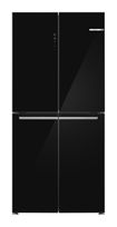 Bosch Side-by-Side Kühl-/ Gefrierkombination 324 l / 223 l 322 kWh NoFrost 1895 mm x 855 mm  Serie 4 KMC85LBEA (Schwarz) f&uuml;r 1.563,00 Euro