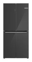 Bosch Side-by-Side Kühl-/ Gefrierkombination French Door 324 l / 223 l 322 kWh NoFrost 1895 mm x 855 mm  Serie 4 KMC85LEEA (Grau) f&uuml;r 1.563,00 Euro