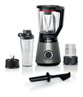 Bosch 1,5 l Standmixer 2 Geschwindigkeiten 1200 W  Serie 4 MMB4197S VitaPower (Stahl, Schwarz) f&uuml;r 164,96 Euro