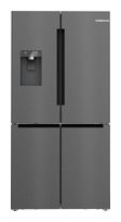 Bosch Side-by-Side Kühl-/ Gefrierkombination French Door 375 l / 199 l 327 kWh NoFrost 1830 mm x 905 mm  Serie 6 KFI96AXEA (Schwarz, Edelstahl) f&uuml;r 2.023,00 Euro