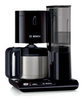 Bosch 8 Tassen Thermo Filterkaffeemaschine 1,1 l  TKA8A053 Styline (Schwarz) f&uuml;r 91,46 Euro
