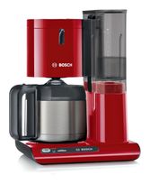 Bosch 8 Tassen Filterkaffeemaschine 1,1 l  TKA8A054 Styline (Rot) f&uuml;r 92,96 Euro