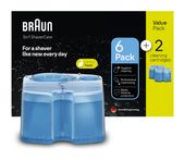 Braun 3-in-1 ShaverCare Reinigungskartuschen, 6+2 Pack f&uuml;r 48,46 Euro