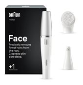 Braun Nass & Trocken Epilierer/Damenrasierer Face SE810 Gesichtsepilierer f&uuml;r 56,46 Euro