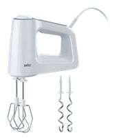 Braun Handmixer 500 W 5 Stufen  HM3100 MultiMix 3 (Weiß) f&uuml;r 52,96 Euro