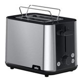 Braun Toaster 900 W 2 Scheibe(n) 8 Stufen  HT1510 PurShine (Schwarz, Edelstahl) f&uuml;r 39,99 Euro