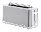 Braun Toaster 1030 W 8 Stufen  HT1610 PurShine (Edelstahl, Weiß) f&uuml;r 47,99 Euro