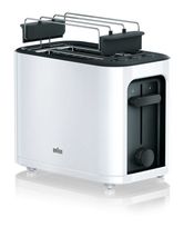 Braun Toaster 1000 W 2 Scheibe(n) 7 Stufen  HT3010 PurEase (Weiß) f&uuml;r 44,99 Euro