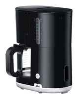 Braun 10 Tassen Filterkaffeemaschine  KF1100 (Schwarz, Weiß) f&uuml;r 49,99 Euro