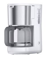 Braun 10 Tassen Filterkaffeemaschine  KF1500 PureShine (Weiß) f&uuml;r 36,46 Euro
