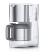Braun 9 Tassen Thermo Filterkaffeemaschine 1,2 l  KF1505WH PurShine (Weiß) f&uuml;r 63,46 Euro