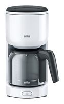 Braun 10 Tassen Filterkaffeemaschine  KF3120 PurEase (Weiß) f&uuml;r 57,99 Euro