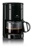Braun 10 Tassen Filterkaffeemaschine  KF47/1 (Schwarz) f&uuml;r 49,99 Euro