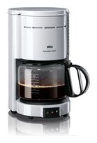 Braun 10 Tassen Filterkaffeemaschine  KF47/1 (Weiß) f&uuml;r 49,99 Euro