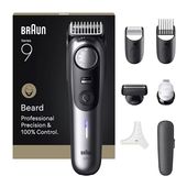 Braun Nass&Trocken Rasierer Lithium-Ion (Li-Ion) 180 min Series 9 BT9520 Barttrimmer f&uuml;r 126,96 Euro