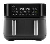 Braun Doppel Heißluftfritteuse 8 l 2850 W  TD3030IBK (Schwarz) f&uuml;r 125,96 Euro