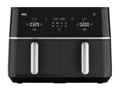 Braun Doppel Heißluftfritteuse 10 l 2400 W  TD5030IBK (Schwarz, Silber) f&uuml;r 173,96 Euro