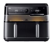 Braun Doppel Heißluftfritteuse 10 l 2850 W  TD5053IBK (Schwarz) f&uuml;r 198,96 Euro
