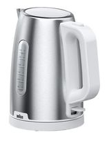 Braun 1,7 l Wasserkocher 2200 W  WK1500 PureShine (Edelstahl, Weiß) f&uuml;r 34,46 Euro